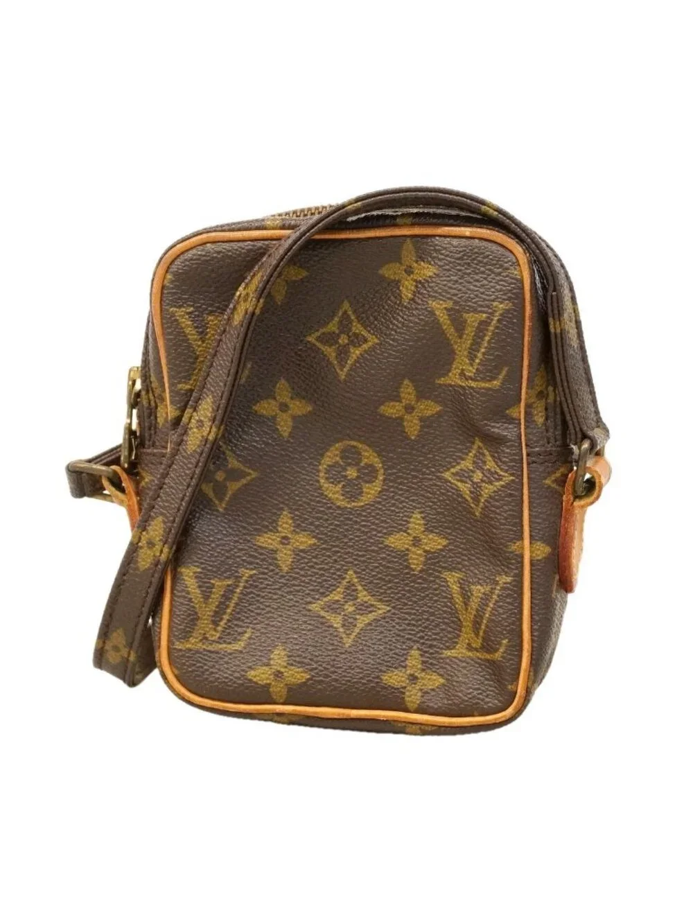 Louis Vuitton Shoulder Bag Monogram Mini Danube Brown